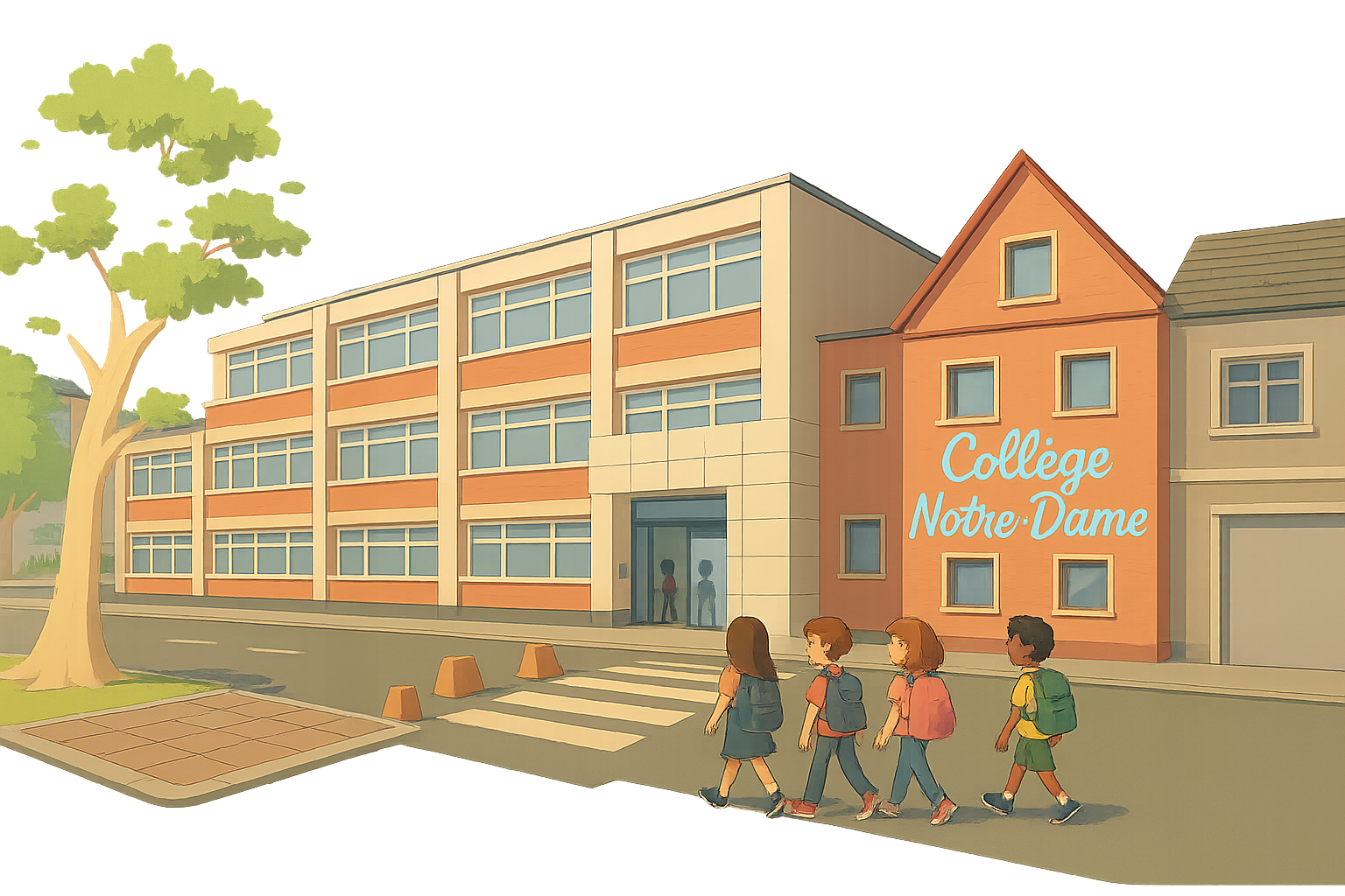 Illustration du Collège - Mode Jour